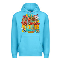 Ocean Blue she works willingly with her hands teacher Premium Hoodie - NancyCooperArtShop