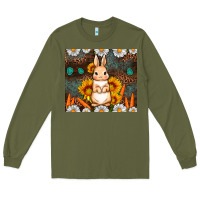 Army Green Rabbit daisy sunflower leopard 20oz tumbler Long Sleeve Tee - Neo Western