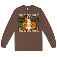Chestnut Rabbit daisy sunflower leopard 20oz tumbler Long Sleeve Tee - Neo Western