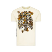 Vintage Arctic Flower rib cage bees Vintage Tee - RanaPortraitStore