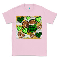 Bubblegum Pink St. Patrick's Day hearts tumbler Classic Tee - Neo Western