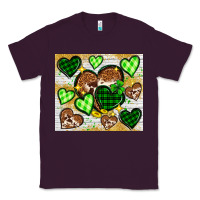 Plum St. Patrick's Day hearts tumbler Classic Tee - Neo Western