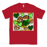 Red St. Patrick's Day hearts tumbler Classic Tee - Neo Western