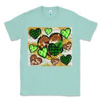 Seafoam St. Patrick's Day hearts tumbler Classic Tee - Neo Western