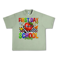 Oil Green first day of school vibes Urban Heavy Tee - texasbilliewilder