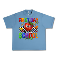 Pebble Blue first day of school vibes Urban Heavy Tee - texasbilliewilder