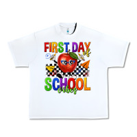 First Day Of School Vibes Urban Heavy Tee | Teevron