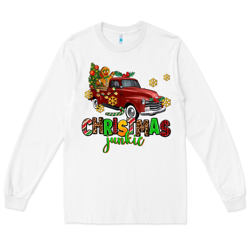 Christmas Junkie Long Sleeve Tee by AdoDesignShop | Teevron