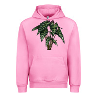 Fuchsia Pink Amazon Elephant Ear Urban Hoodie - LillyAllenDesigns