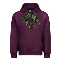 Mauve Wine Amazon Elephant Ear Urban Hoodie - LillyAllenDesigns