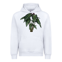 White Amazon Elephant Ear Urban Hoodie - LillyAllenDesigns