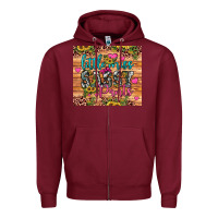 Burgundy little miss sassy pants Zipper Hoodie - JahusDesignShop