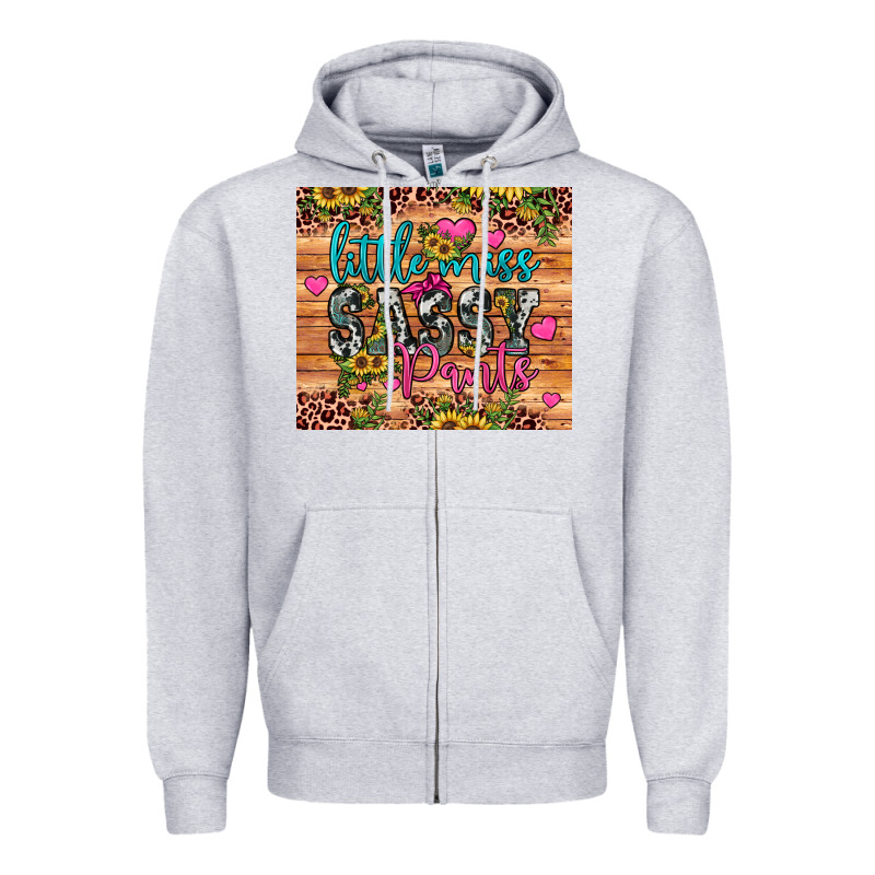 Little Miss Sassy Pants Zipper Hoodie by JahusDesignShop | Teevron