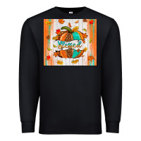 Black blessed pumpkin Premium Sweatshirt - NancyCooperArtShop