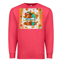 Cardinal blessed pumpkin Premium Sweatshirt - NancyCooperArtShop