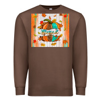 Chestnut blessed pumpkin Premium Sweatshirt - NancyCooperArtShop
