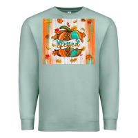 Seafoam blessed pumpkin Premium Sweatshirt - NancyCooperArtShop