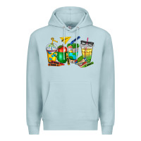 Blue Mist teacher coffee cups Premium Hoodie - NancyCooperArtShop