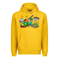 Lemon teacher coffee cups Premium Hoodie - NancyCooperArtShop