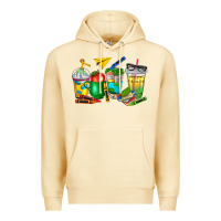Pina Colada teacher coffee cups Premium Hoodie - NancyCooperArtShop