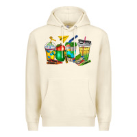 Sandshell teacher coffee cups Premium Hoodie - NancyCooperArtShop
