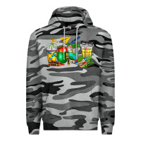 Slate Camo teacher coffee cups Premium Hoodie - NancyCooperArtShop