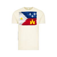 Vintage Arctic louisiana flag background Vintage Tee - BarkalooDesign