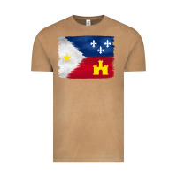 Vintage Camel louisiana flag background Vintage Tee - BarkalooDesign
