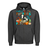 Charcoal Heather cutest pupkins in the patch Zipper Hoodie - AdoDesignShop