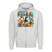 Dove Grey cutest pupkins in the patch Zipper Hoodie - AdoDesignShop