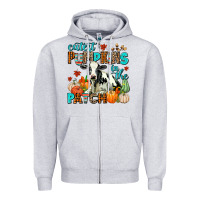 Heather Grey cutest pupkins in the patch Zipper Hoodie - AdoDesignShop