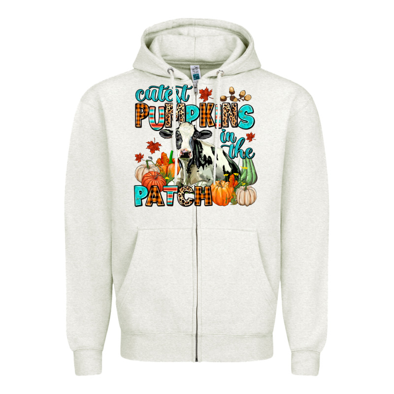 Cutest Pupkins In The Patch Zipper Hoodie by AdoDesignShop | Teevron
