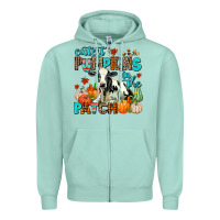Seafoam cutest pupkins in the patch Zipper Hoodie - AdoDesignShop