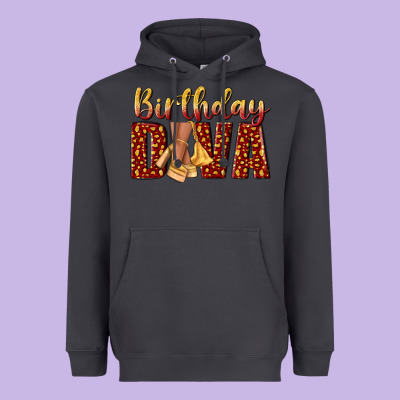 Birthday Diva Heavyweight Hoodie Designed By Nancycooperartshop
