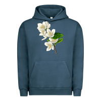 Pigment Midnight Navy Mock Oranges Urban Hoodie - LillyAllenDesigns