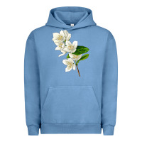Pigment Pebble Blue Mock Oranges Urban Hoodie - LillyAllenDesigns