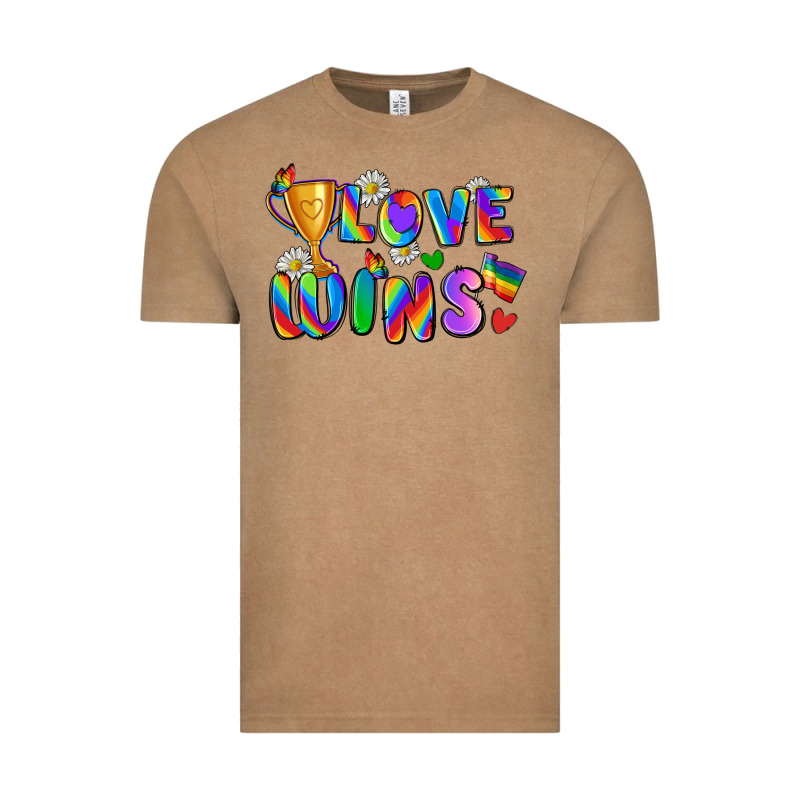 Love Wins Vintage Tee by Zillion Design Studio | Teevron