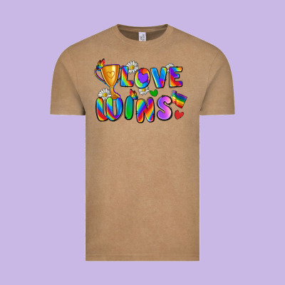 Love Wins Vintage Tee Designed By Zillion Design Studio