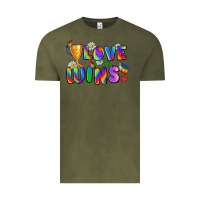 Vintage Olive love wins Vintage Tee - Zillion Design Studio