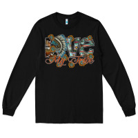 Black love my tribe Long Sleeve Tee - SublimationCraftShop