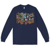 Navy love my tribe Long Sleeve Tee - SublimationCraftShop