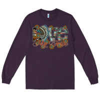 Plum love my tribe Long Sleeve Tee - SublimationCraftShop