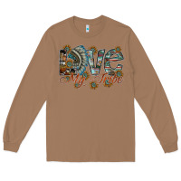 Toasted Coconut love my tribe Long Sleeve Tee - SublimationCraftShop