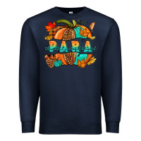 Navy para pumpkin Premium Sweatshirt - NancyCooperArtShop