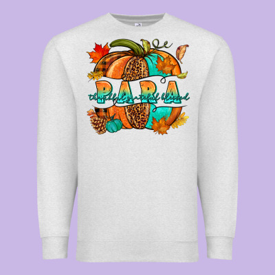 Para Pumpkin Premium Sweatshirt Designed By Nancycooperartshop
