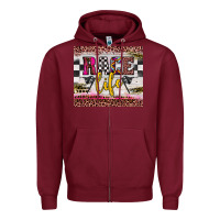 Burgundy race life Zipper Hoodie - JahusDesignShop