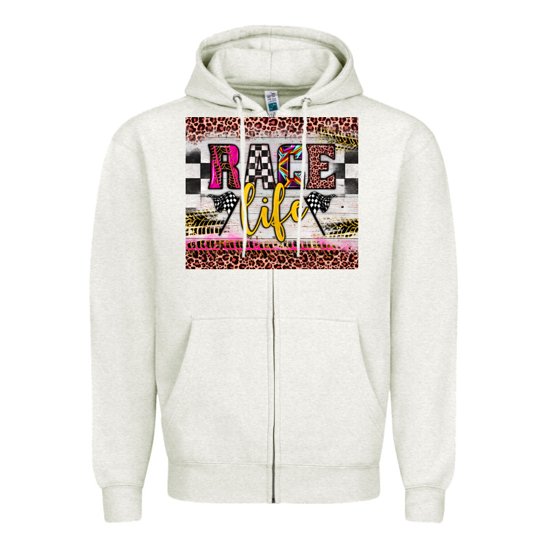 Race Life Zipper Hoodie by JahusDesignShop | Teevron