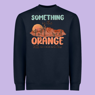 Heavyweight Sweatshirt something in the orange