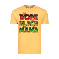 Vintage Mustard dope black mama with butterflies Vintage Tee - texasbilliewilder