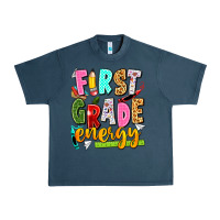 Midnight Navy first grade energy Urban Heavy Tee - texasbilliewilder